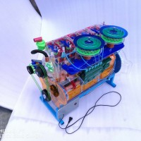 6缸柴油发动机透明解剖模型